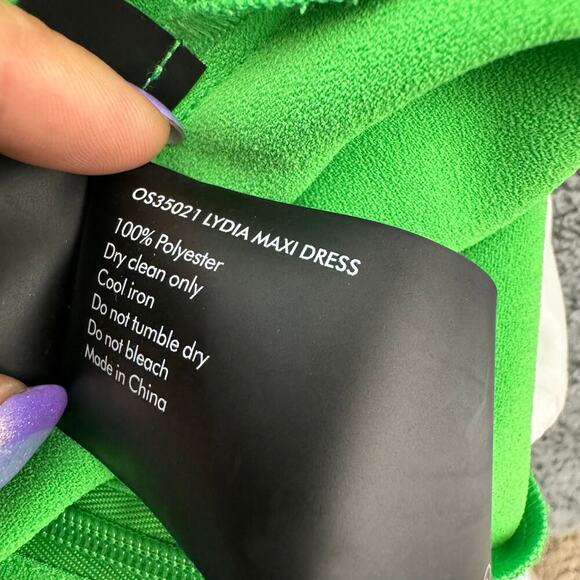 Solace London The Lydia Maxi Dress in Green Size US 4 - Picture 13 of 13